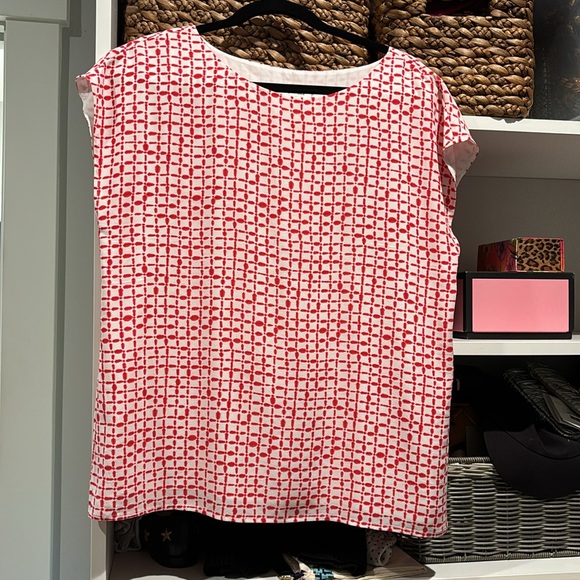 Vineyard Vines silk ink blot patterned top - Picture 5 of 7